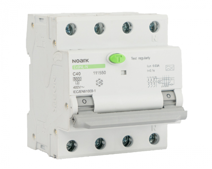 Diferential 16A 3P+N C 30mA 6kA Noark Ex9NL-N 111514 [1]
