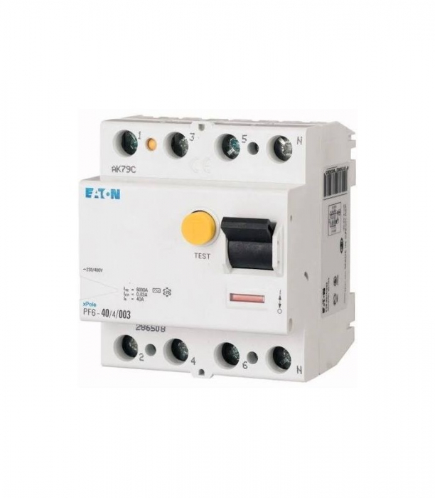 Diferential 25A 4P 30mA 10kA Eaton PF7-25/4/003 263584 [1]
