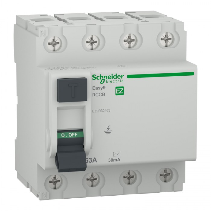 Diferential RCCB 63A 4P 30mA tip AC Easy9 Schneider EZ9R32463 [1]