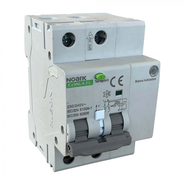 Diferential AFDD cu detectie arc electric 2P 25A C 30mA 6KA Noark 113641 [1]