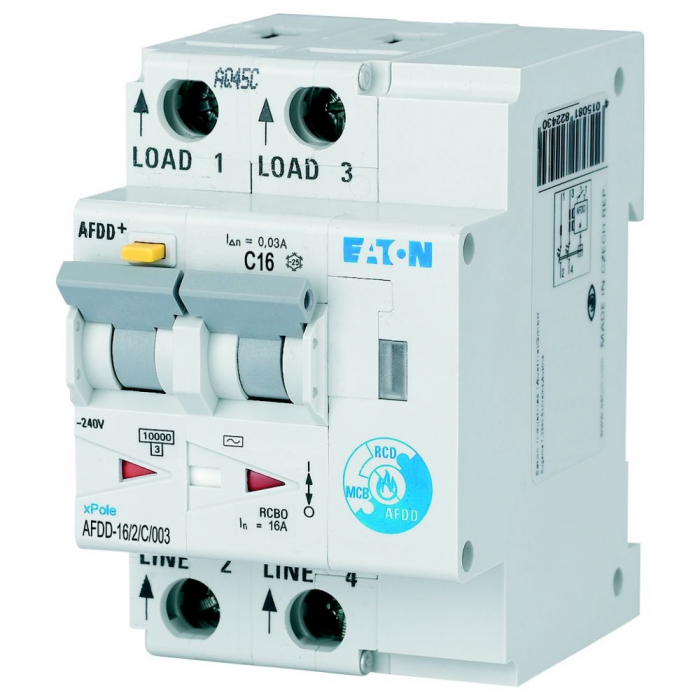 Diferential cu detectie arc electric 16A C 30mA 10kA Xpole Eaton AFDD-16/2/C/003 [2]