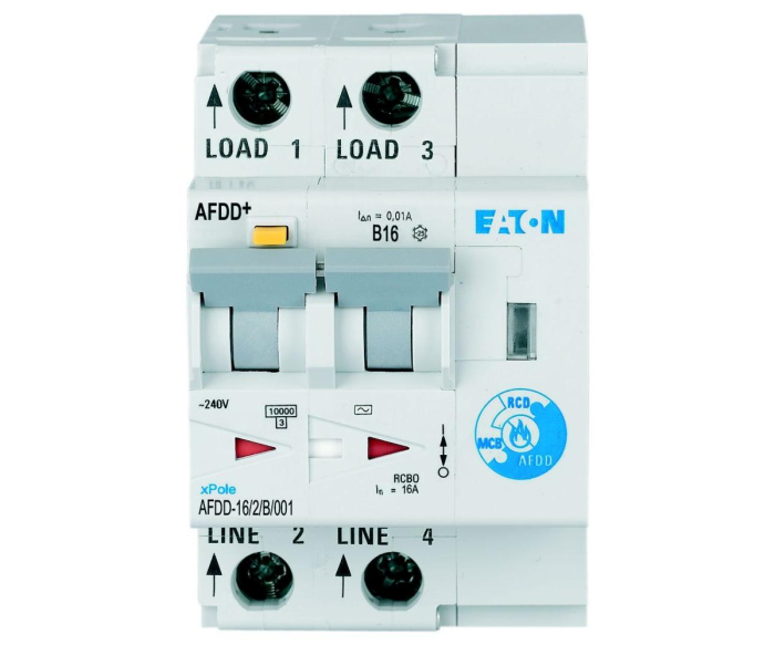 Diferential cu detectie arc electric 16A B 10mA 10kA Xpole Eaton AFDD-16/2/B/001 187200 [2]