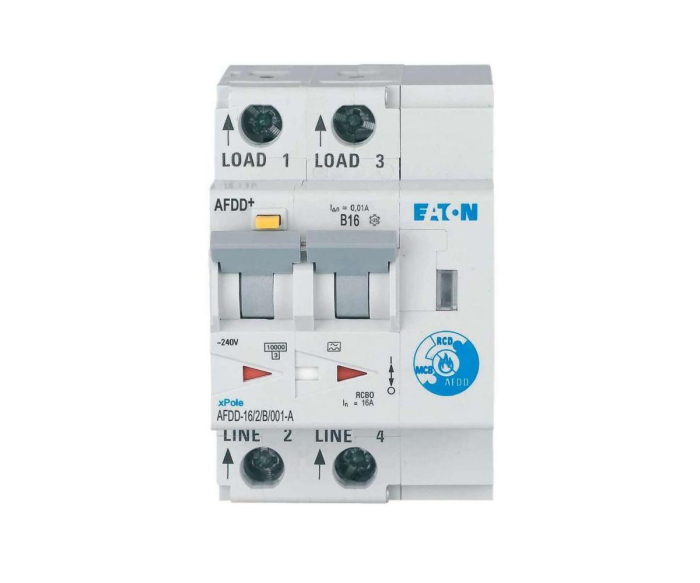 Diferential cu detectie arc electric 16A B 10mA 10kA Xpole Eaton AFDD-16/2/B/001-A 187201 [2]