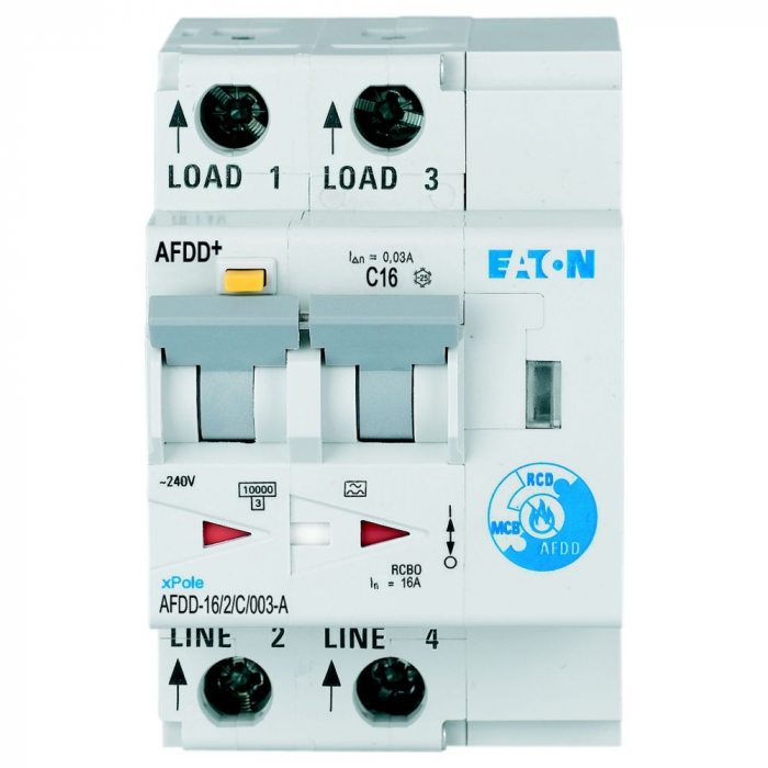 Diferential cu detectie arc electric 16A C 30mA 10kA Xpole Eaton AFDD-16/2/C/003-A [2]