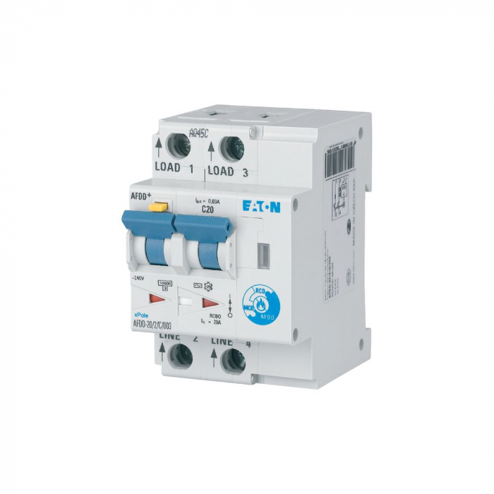 Diferential cu detectie arc electric 20A C 30mA 10kA Xpole Eaton AFDD-20/2/C/003 [2]