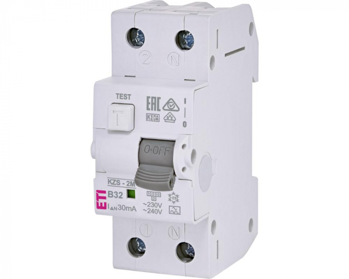 Diferential RCBO 32A 1P+N B 30mA 10kA tip A Eti 002173207 [1]