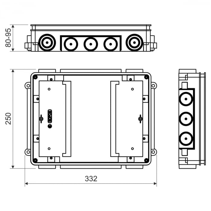 Doza pardoseala pentru KOPOBOX80LB Kopos KUP80FB [2]