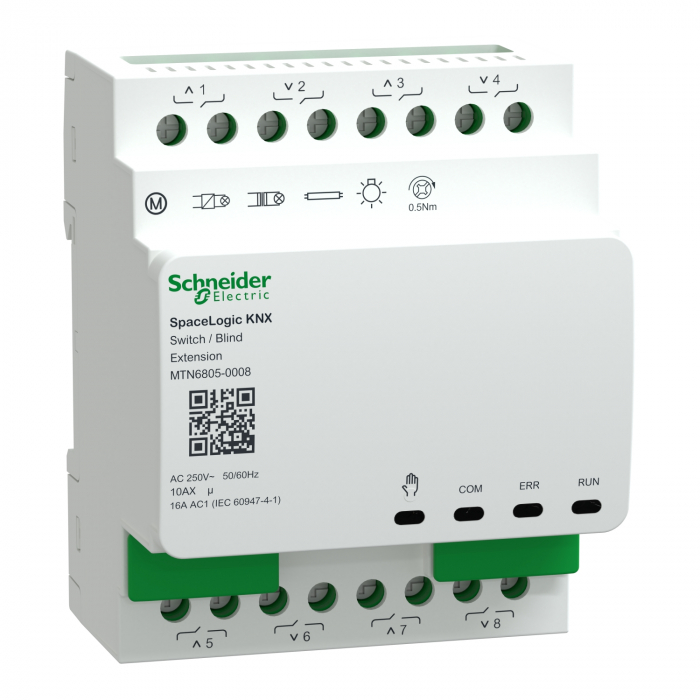 Extensie actuator 8 canale SpaceLogic KNX Schneider MTN6805-0008 [1]