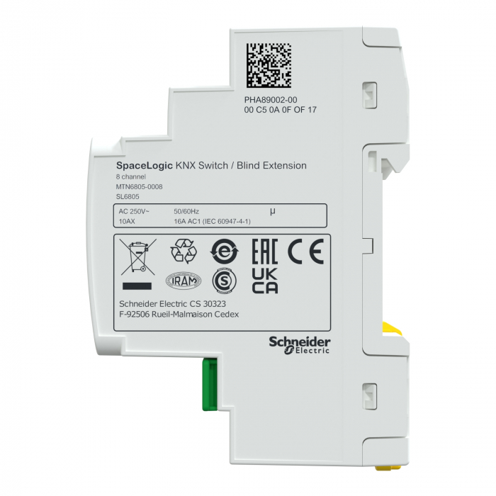 Extensie actuator 8 canale SpaceLogic KNX Schneider MTN6805-0008 [2]
