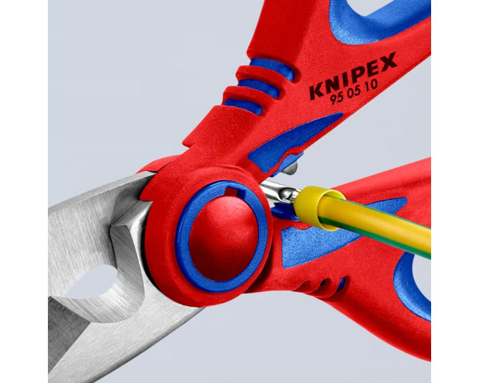 Foarfeca electrician cu loc sertizare 160mm Knipex 95 05 10 SB [3]