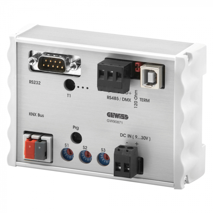 Interfata 512 canale Gewiss KNX/DMX IP20 GW90871 [1]