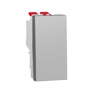 Intrerupator cap cruce 1M Schneider Noua Unica aluminiu NU310530 [1]