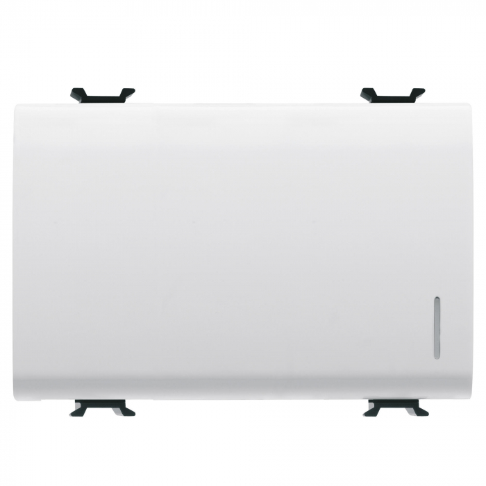 Intrerupator cap cruce cu led 3M Gewiss Chorus alb satinat MAT GW15112 [1]