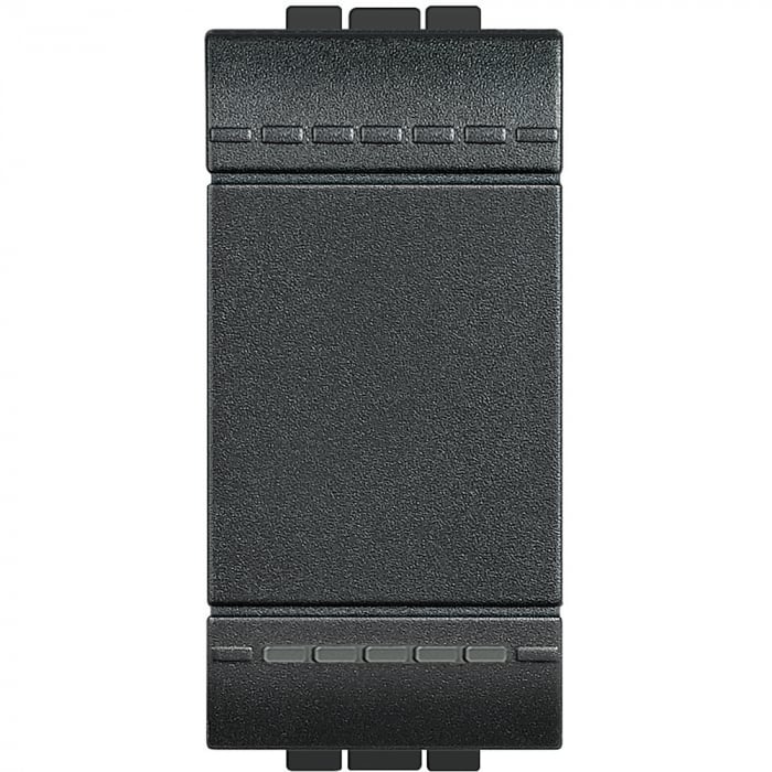 Intrerupator cap cruce Living Light Bticino 1M antracit L4004N [1]