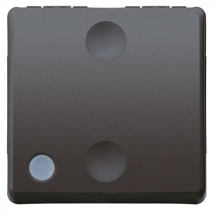 Intrerupator cap scara cu led 2M 16A Gewiss System negru GW21589 [1]