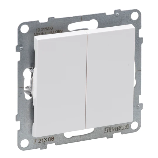 Intrerupator cap scara dublu Legrand Suno alb 721108 [1]