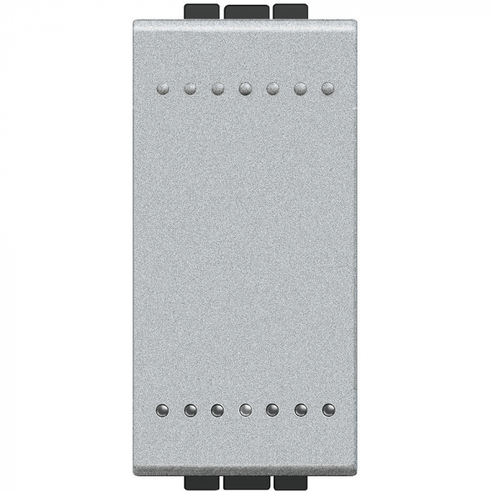 Intrerupator cap scara Living Light Bticino 1M aluminiu NT4003N [1]