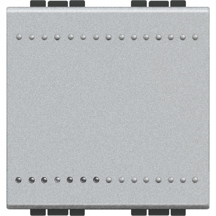 Intrerupator cap scara Living Light Bticino 2M aluminiu NT4003M2N [1]