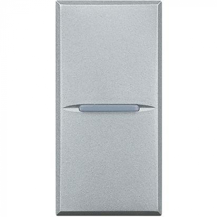 Intrerupator cu revenire axial Axolute Bticino 1M aluminiu HC4005N [1]