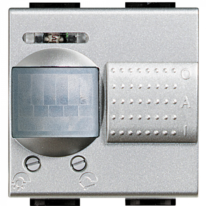 Intrerupator cu senzor de miscare IR 2M Living Light Bticino aluminiu NT4432 [1]