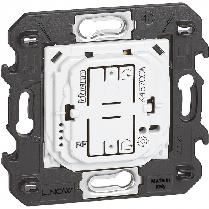 Intrerupator fara fir acasa/plecat 2M Living Now Bticino K4570CW [1]