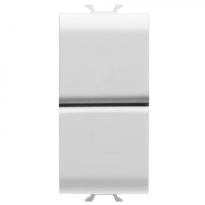 Intrerupator jaluzele interblocabil 1M Gewiss Chorus alb GW10141 [1]