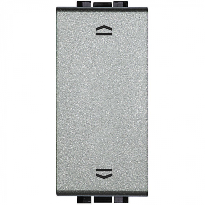 Intrerupator jaluzele Living Light Bticino 1M aluminiu NT4037N [1]