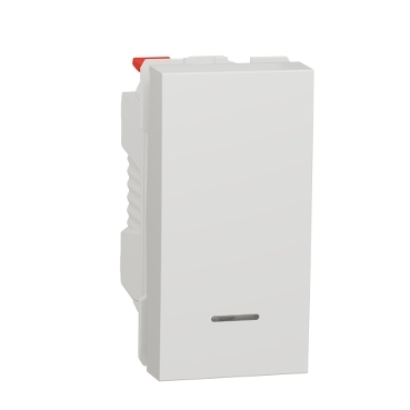 Intrerupator revenire cu led 1M Schneider Noua Unica alb NU310618N [1]