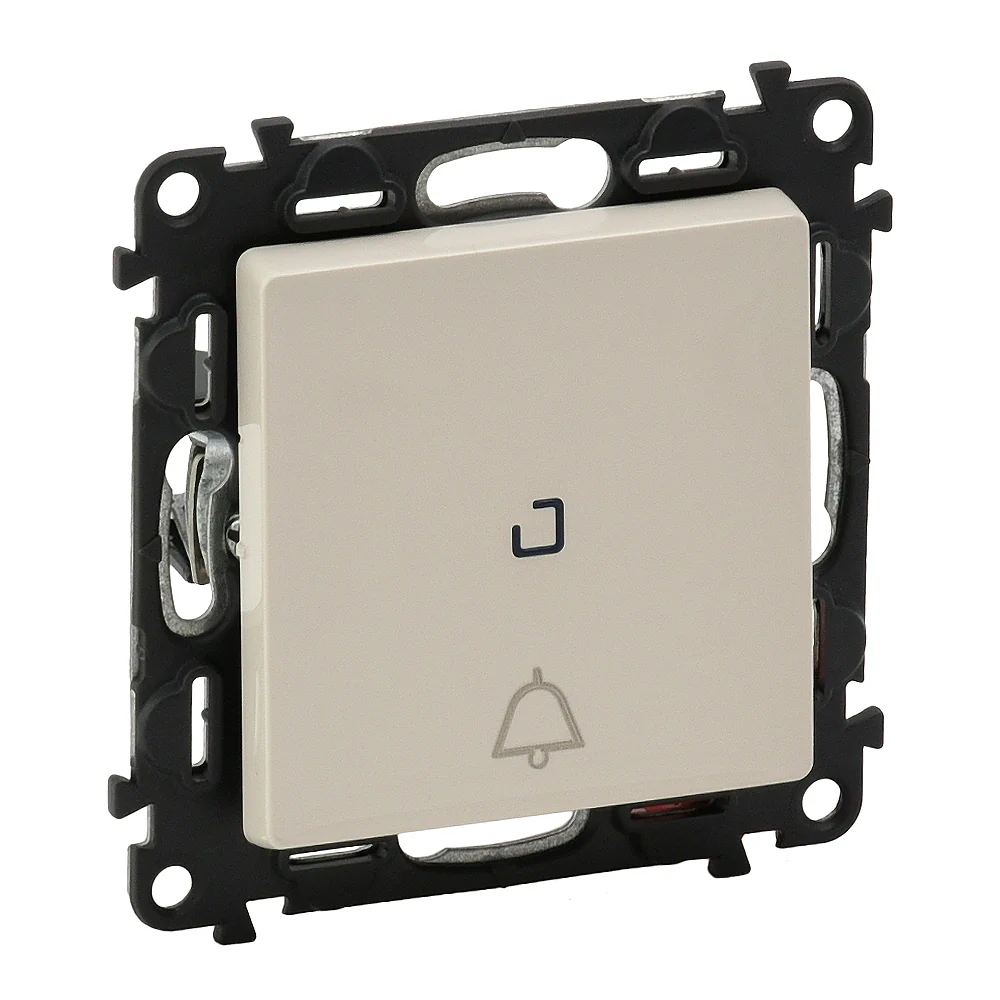 Intrerupator revenire cu led si simbol sonerie Valena Life ivoar 752216 [1]