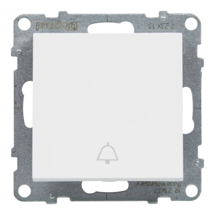 Intrerupator revenire cu simbol sonerie Legrand Suno alb 721113 [1]