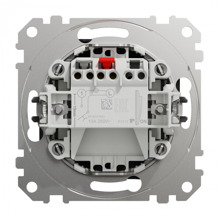 Intrerupator revenire simbol sonerie Schneider Sedna antracit SDD114131 [3]