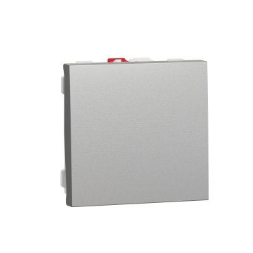 Intrerupator simplu 2M Schneider Noua Unica aluminiu NU320130 [1]