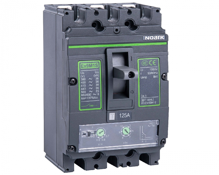 Intreruptor MCCB 3P Ex9M1S tip usol 100A 36kA Noark 111799 [1]