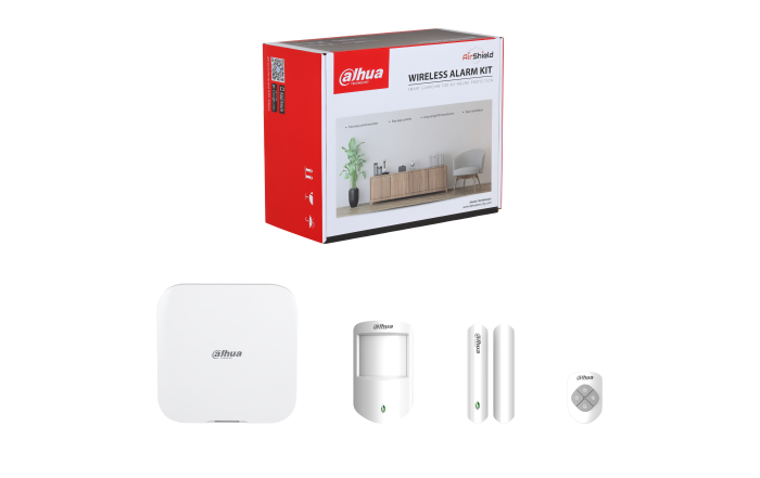 Kit alarma wireless Wi-Fi/LAN/4G dual sim 868MHz Dahua ART-ARC3800H-03-FW2(868) [1]