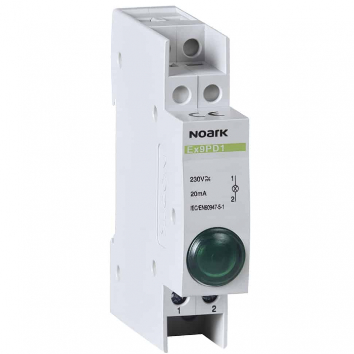 Lampa semnalizare 230V ExPD Noark verde 102443 [1]