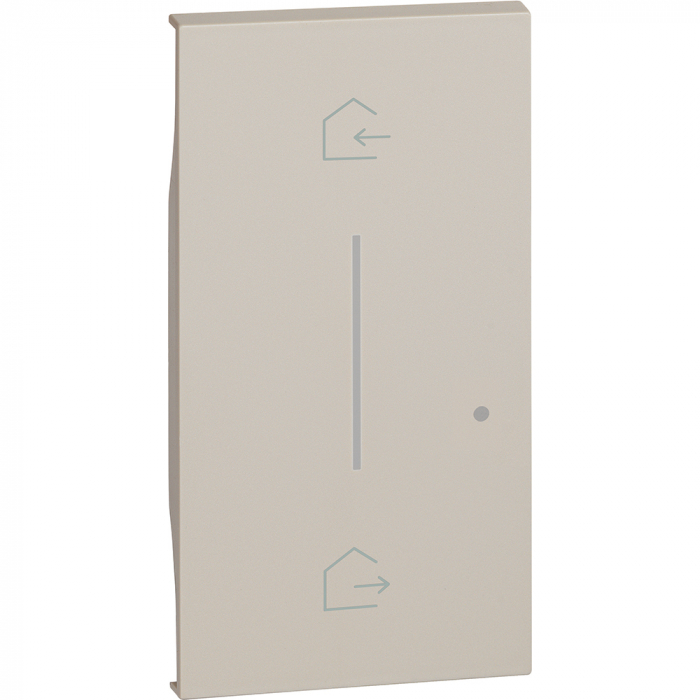 Placa controler conectat simbol IN/OUT 2M Living Now Bticino nisip KM40M2 [1]