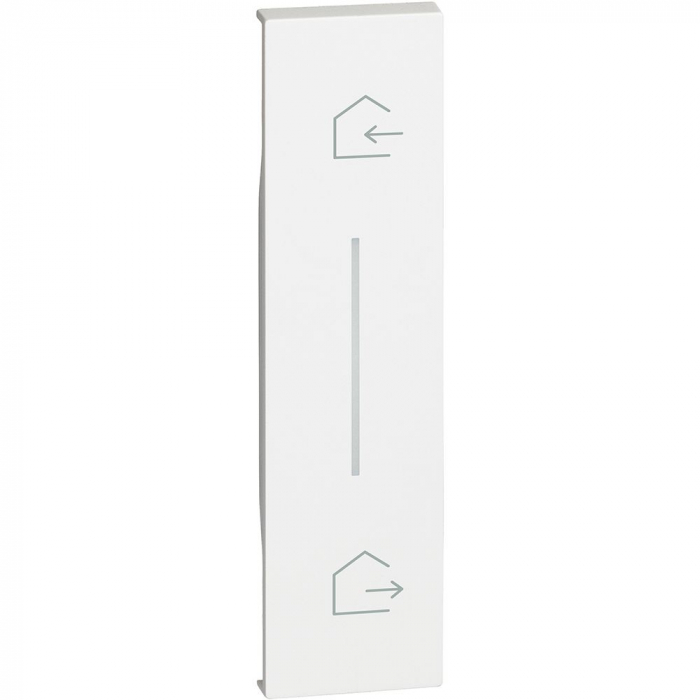 Placa controler simbol IN/OUT 1M Living Now Bticino alb KW40 [1]