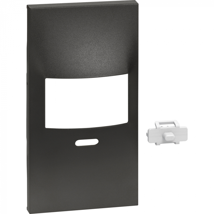 Placa intrerupator cu senzor 2M selector vizibil Living Now Bticino negru KG17SL [1]
