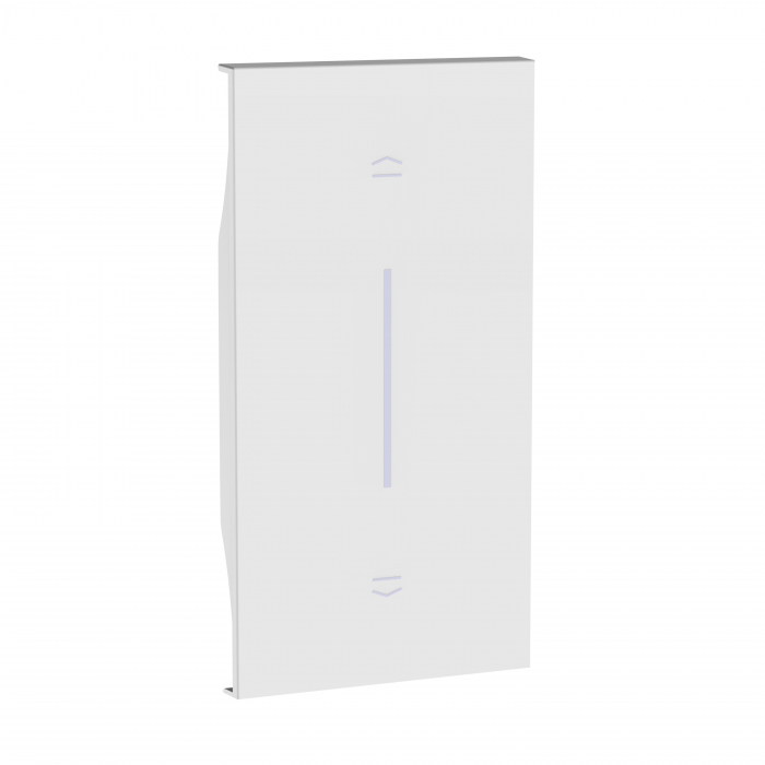 Placa intrerupator jaluzele rulouri electrice 2M Living Now Bticino alb KW05M2 [1]