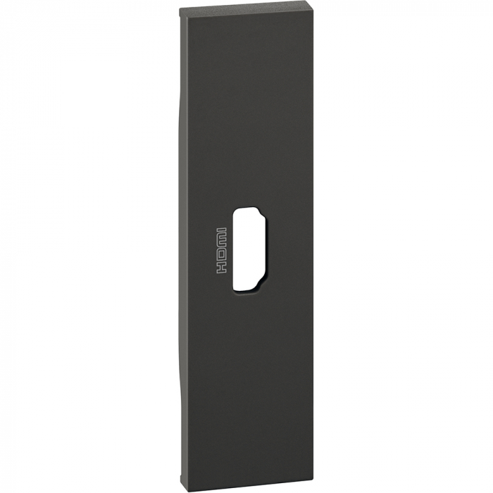 Placa priza conector HDMI 1M Living Now Bticino negru KG14 [1]