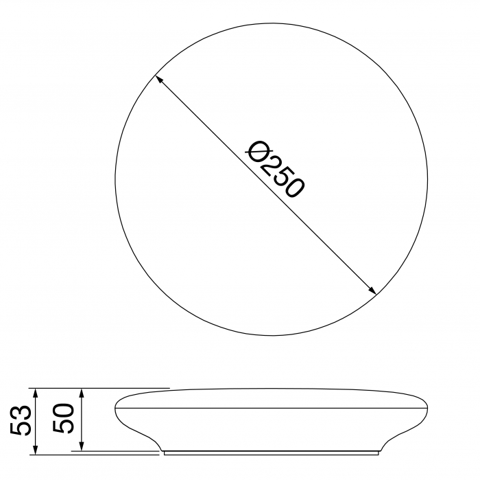 Plafoniera led 12W cu senzor Elia 4000K 1300lm Gewiss GWF1315GA840 [2]