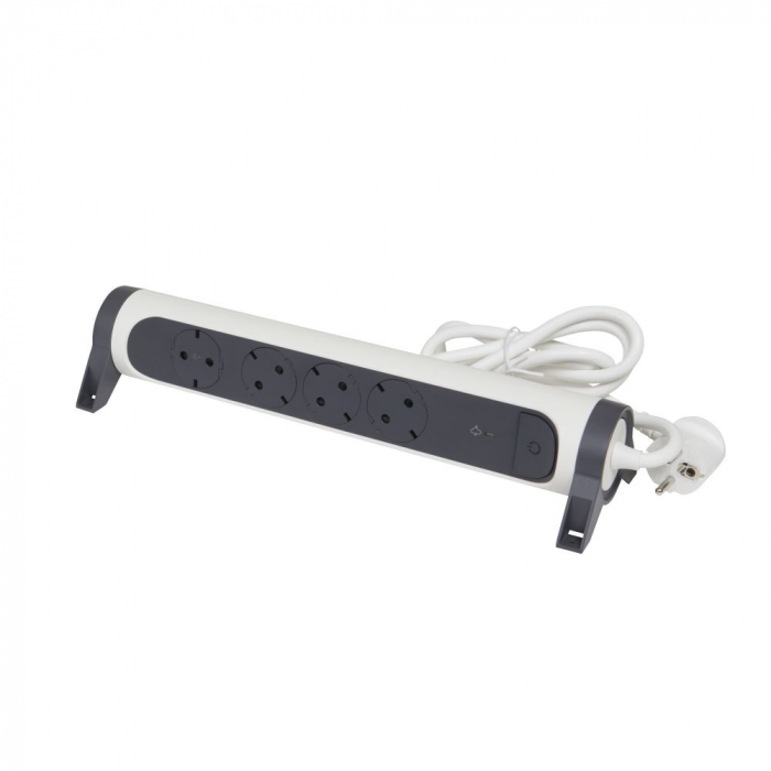 Prelungitor rotativ 4x2P+T SPD-Supratensiune si intrerupator cablu 1,5m Legrand 694507 [1]