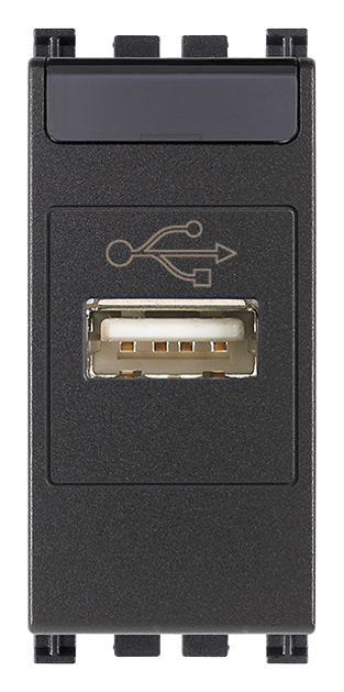Priza conector date USB 1M Vimar Arke gri antracit 19345 [1]