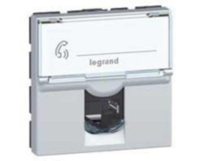 Priza Date RJ45 CAT6 FTP 2M Legrand Mosaic aluminiu 079465 [1]