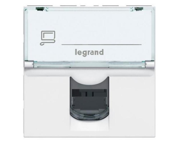 Priza Date RJ45 CAT6 UTP 2M  Legrand Mosaic alb 076564 [2]