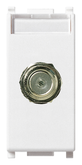 Priza de capat tip F 1M Vimar Plana alb 14318 [1]