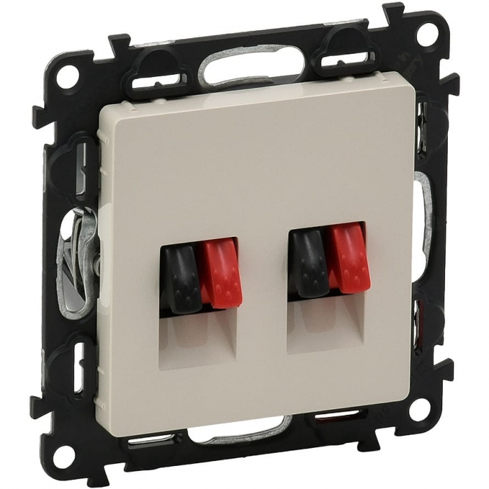 Priza difuzor clips dubla Legrand Valena Life ivoar 753278 [1]