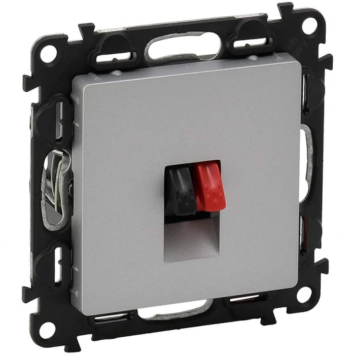 Priza difuzor clips Legrand Valena Life aluminiu 753372 [1]