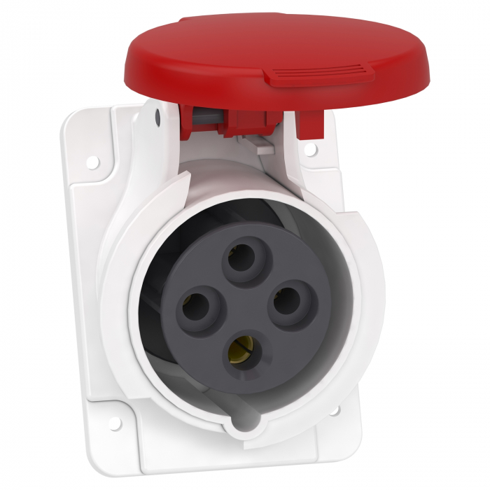 Priza industriala ST fixa 3P+E 16A Schneider 400V PKF16F434 [1]