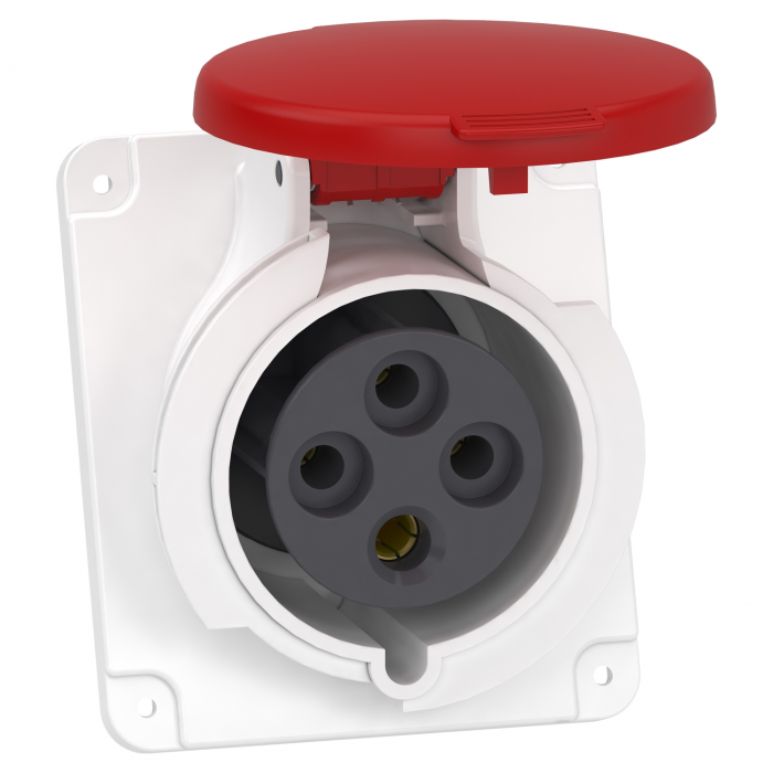Priza industriala ST fixa 3P+E 32A Schneider 400V PKF32F434 [1]
